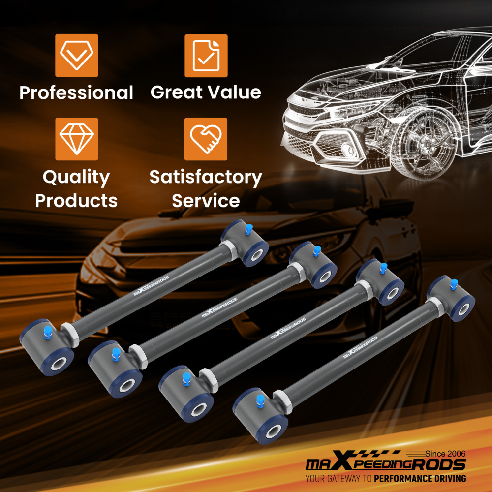 Rear UpperLower Control Toe Camber Arms for Honda Accord 03-07 for Acura TSX