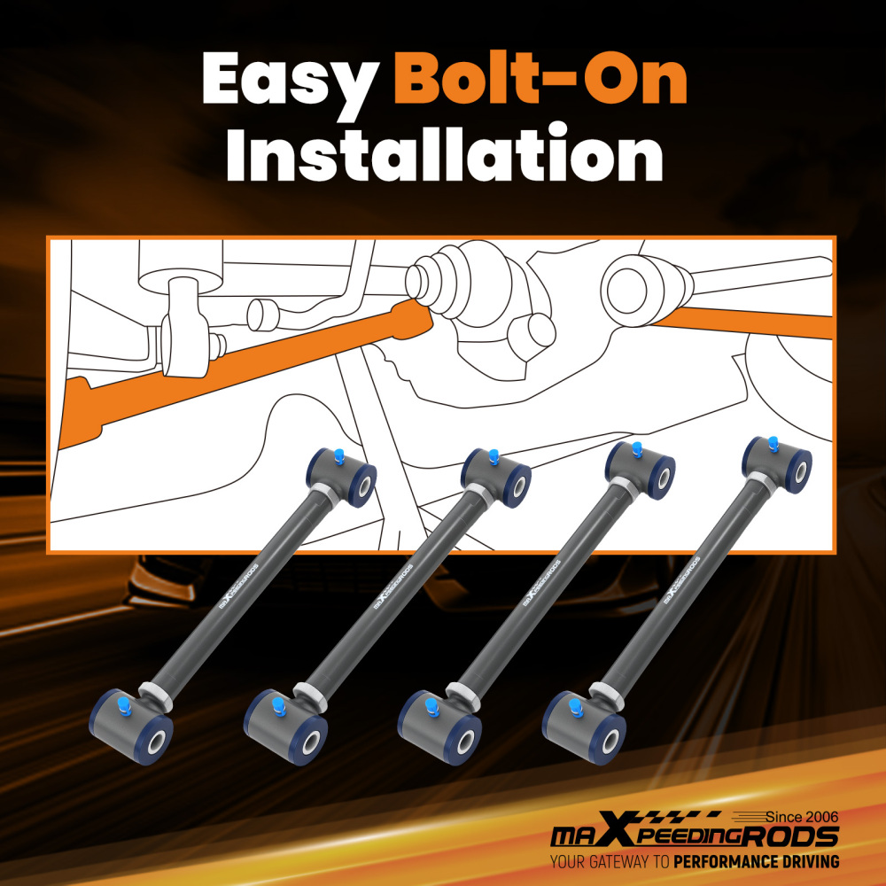 Rear UpperLower Control Toe Camber Arms for Honda Accord 03-07 for Acura TSX