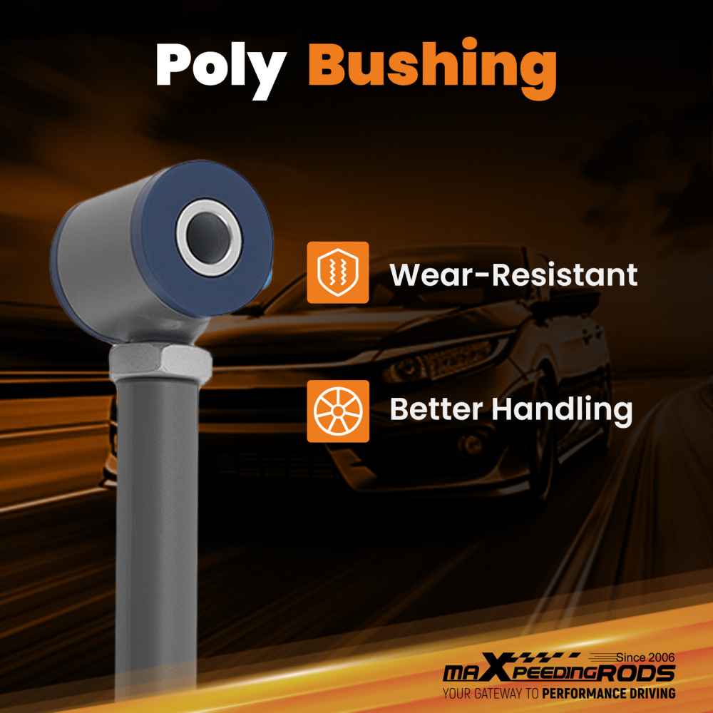 6x Rear UpperLower Camber Arms Control Toe compatible for Honda Accord 2003 - 2007