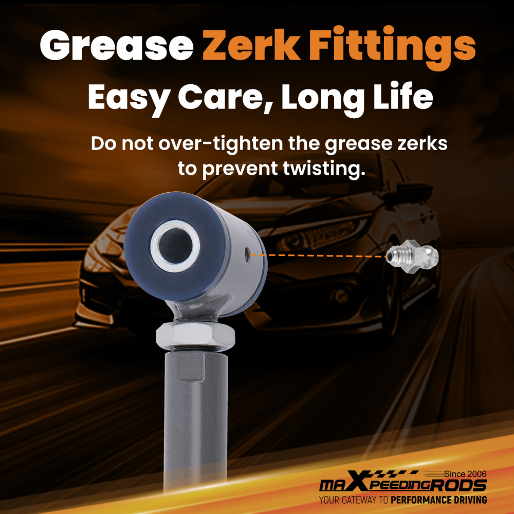 6x Rear UpperLower Camber Arms Control Toe compatible for Honda Accord 2003 - 2007