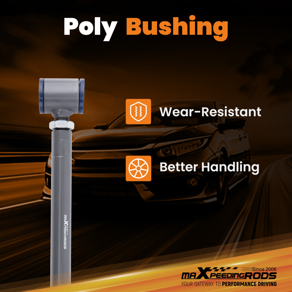 6 Pcs Control Toe compatible for Honda Accord 2003 - 2007 Rear Camber Arms UpperLower