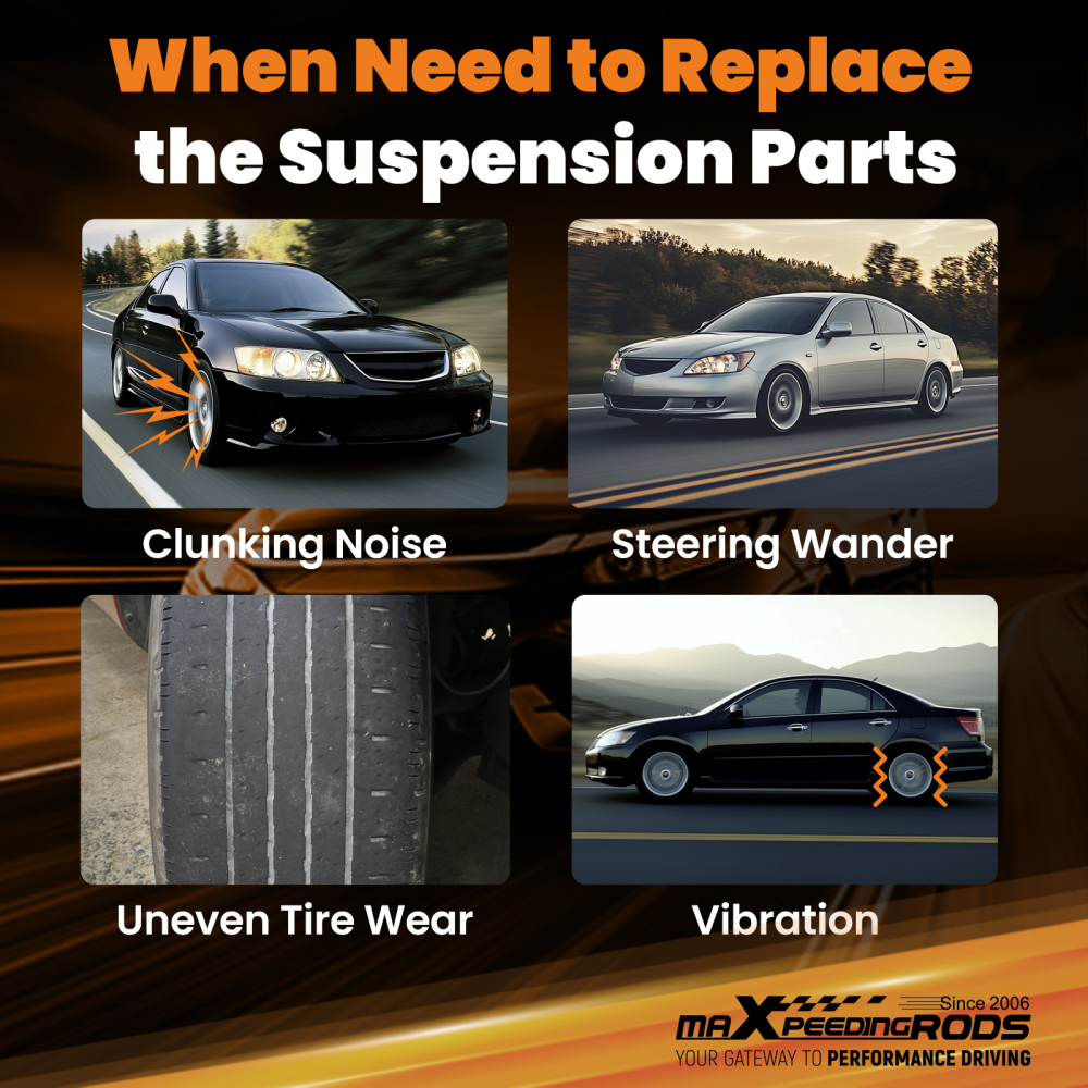 6 Pcs Control Toe compatible for Honda Accord 2003 - 2007 Rear Camber Arms UpperLower