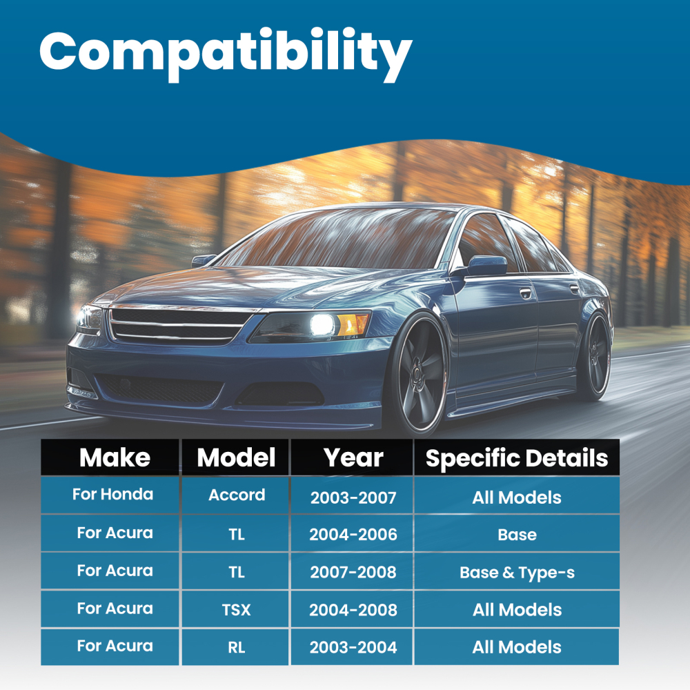 Rear Lower Camber Suspension Arm Set compatible for Honda Accord 03-07 compatible for Acura 2005 2008