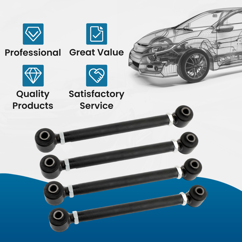 Rear Lower Camber Suspension Arm Set compatible for Honda Accord 03-07 compatible for Acura 2005 2008