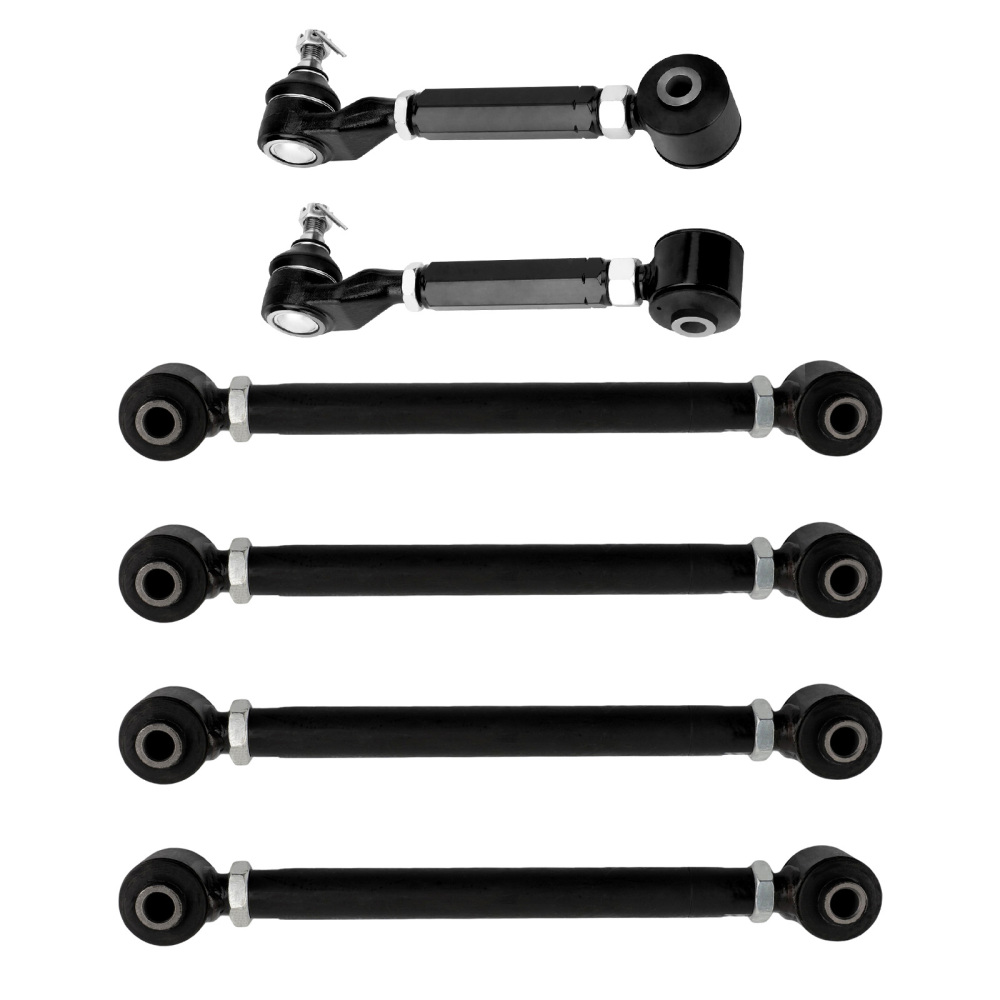 6 Pcs Rear UpperLower Control Toe Camber Arms compatible for Honda Accord 2003 - 2007