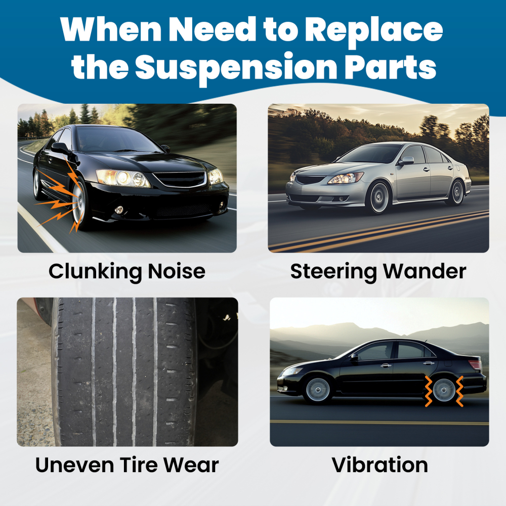 6 Pcs Rear UpperLower Control Toe Camber Arms compatible for Honda Accord 2003 - 2007