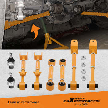 Adjustable Control Camber Arms Toe Kit w/Ball Joints for Crosstour 2012-2015 TL