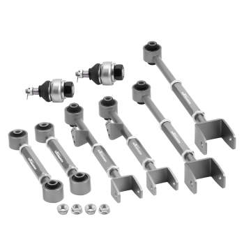 Front Ball JointRear Camber Arms Toe Kits for 08-17 Honda Accord 09-14 TL TSX