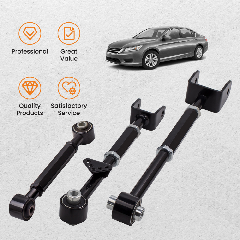 Regolabile Camber Posteriore Braccio Punta Set compatibile per Honda Accord Models 2008-2013