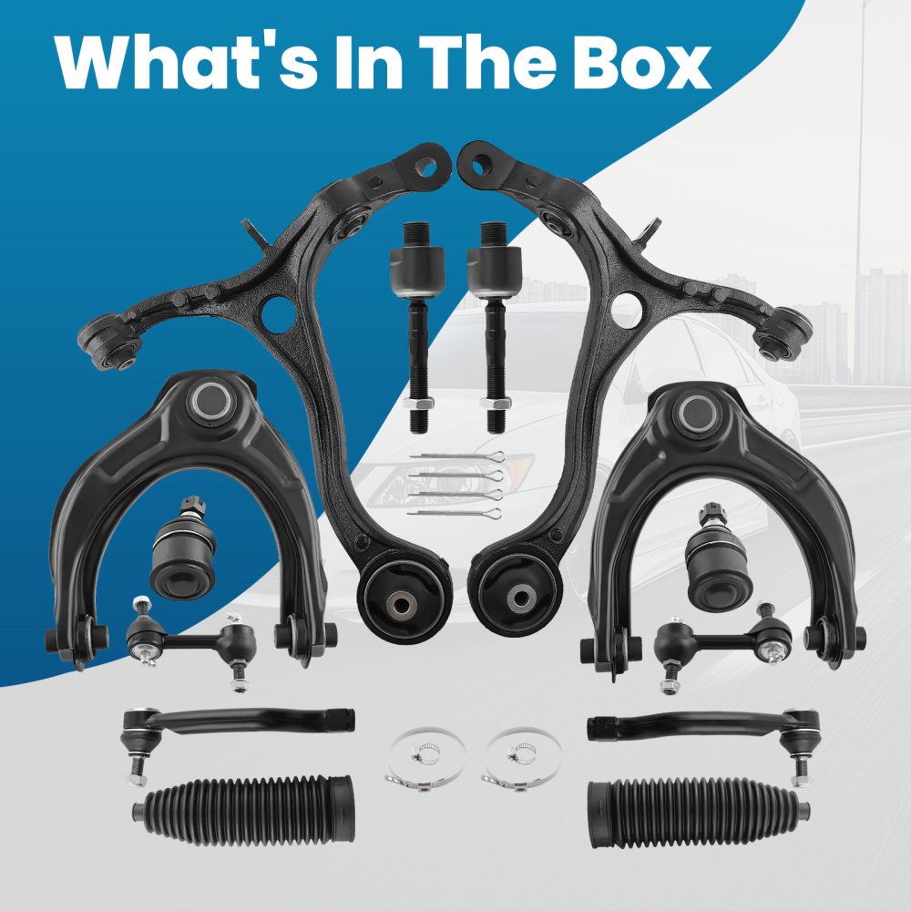 14 Pcs Control Arms and Ball Joint Assembly compatible for Honda Accord 2008-2012 K620614