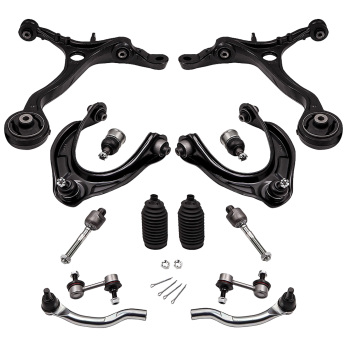 Kit di sospensione 14 pezzi Bracci Giunti sferici Collegamenti stabilizzatori Set compatibile per Honda Accord 08-12