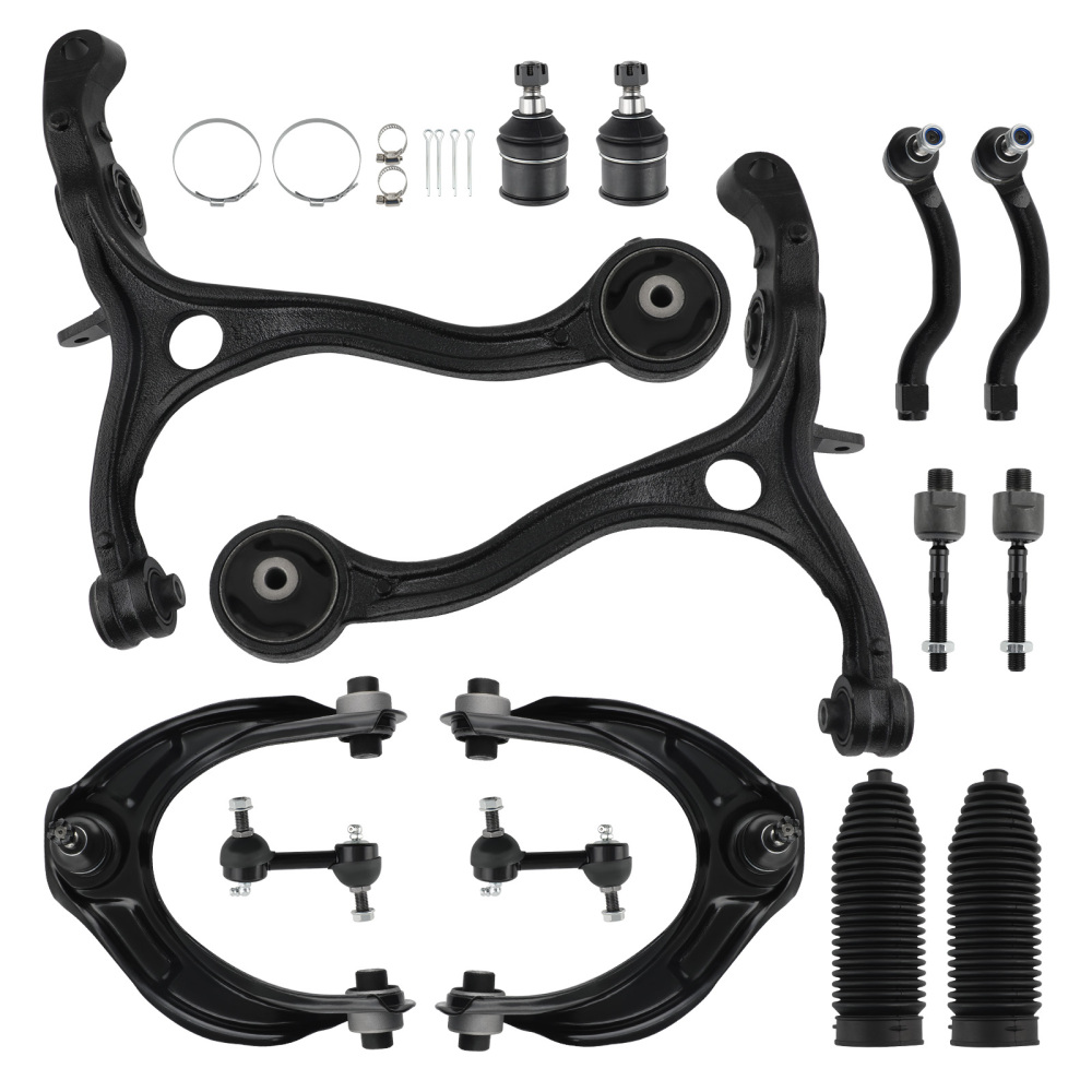 Kit di sospensione 14 pezzi Bracci Giunti sferici Collegamenti stabilizzatori Set compatibile per Honda Accord 08-12