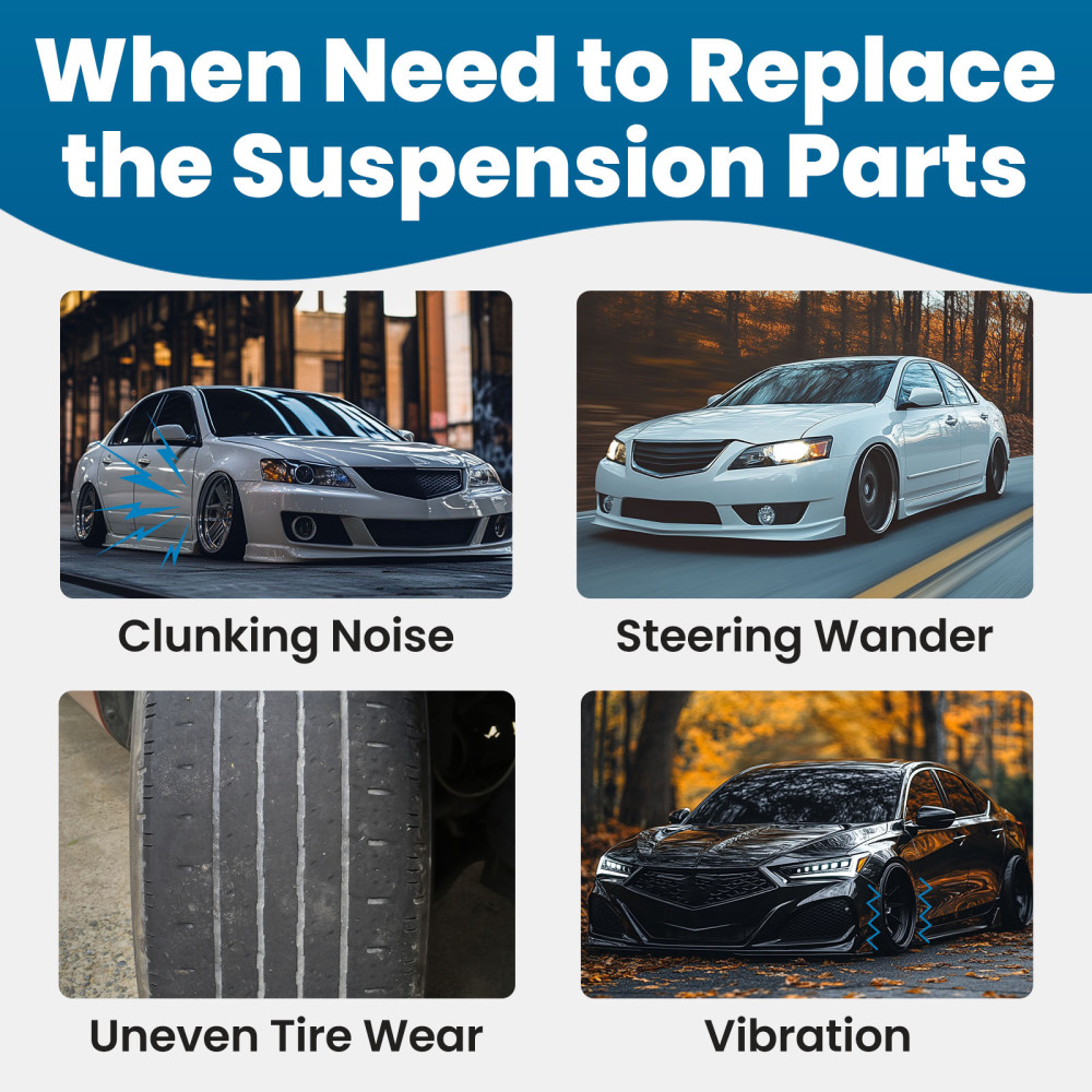 maXpeedingrods 8Pcs Front Suspension Kit Compatible for Honda Accord 2008-2012 Acura TSX 2009-2014