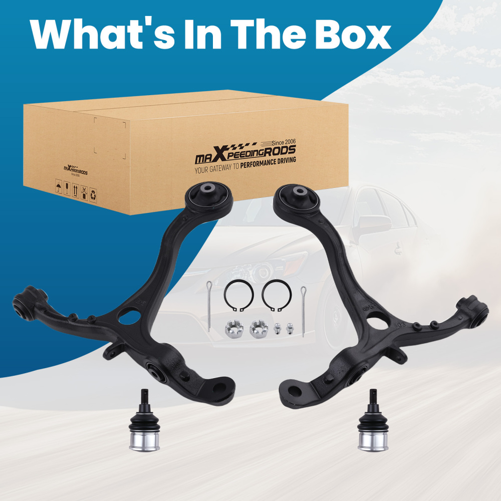 Suspension Front Lower Control Arms w/Ball Jiont For HondaAccord 2008-2012