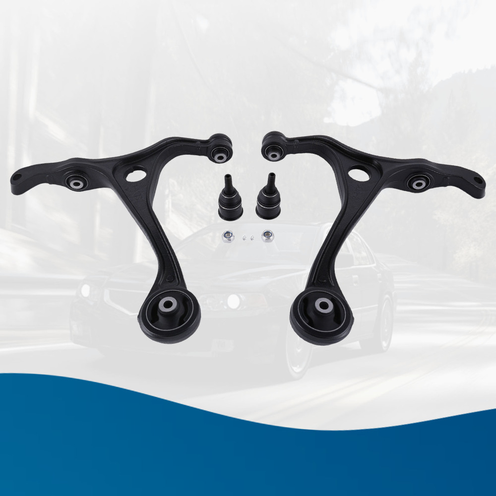 4x Front Lower Control Arms w/ Lower Ball Joints For 2004 2005 2006 compatible for Acura TL