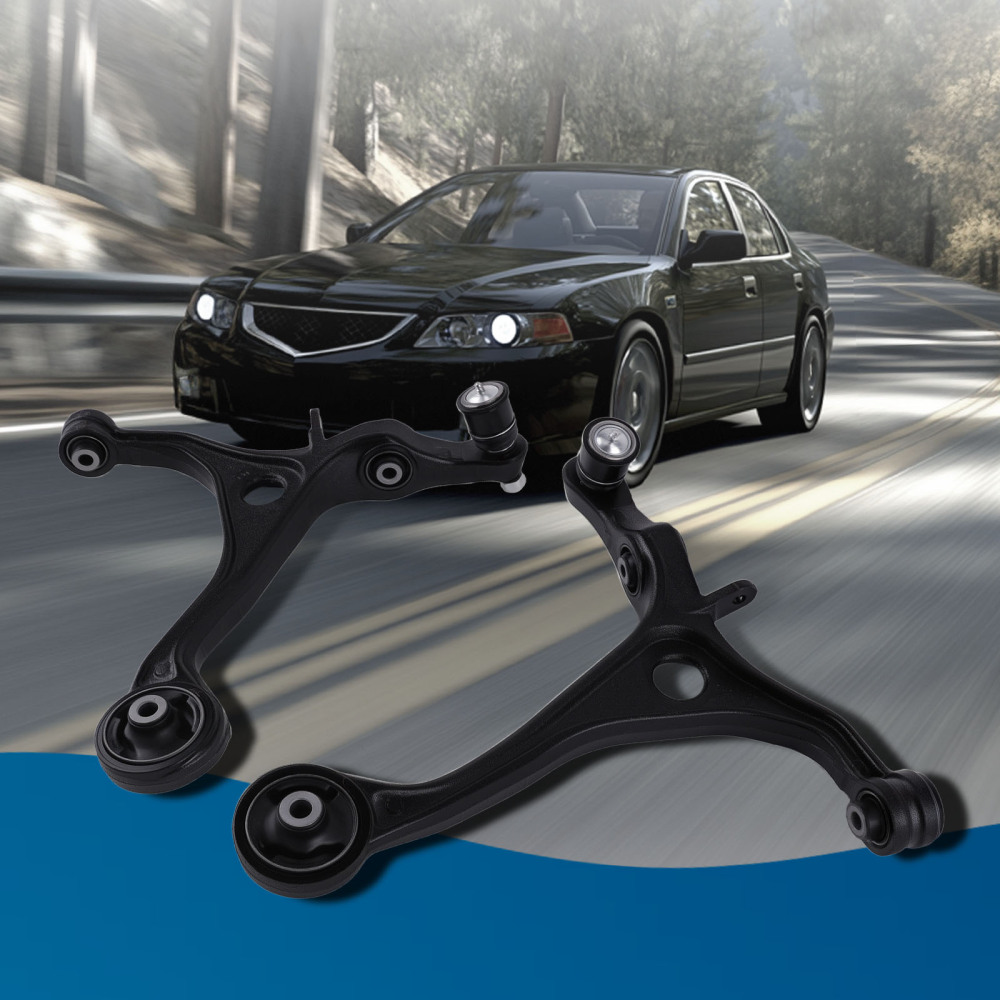 4x Front Lower Control Arms w/ Lower Ball Joints For 2004 2005 2006 compatible for Acura TL