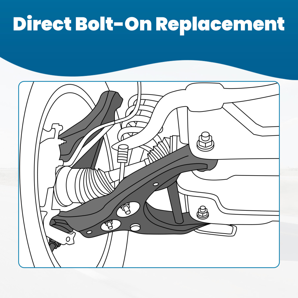 RH Front Right Lower Control Arm + Ball Joint compatible for Acura TL 2004 2005 2006