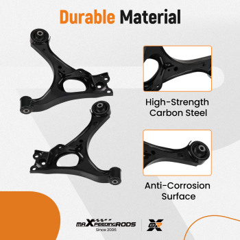 maXpeedingrods 2Pcs Front Lower Control Arm Kit Compatible for Honda Civic 2006-2011 Acura CSX 2006-2011
