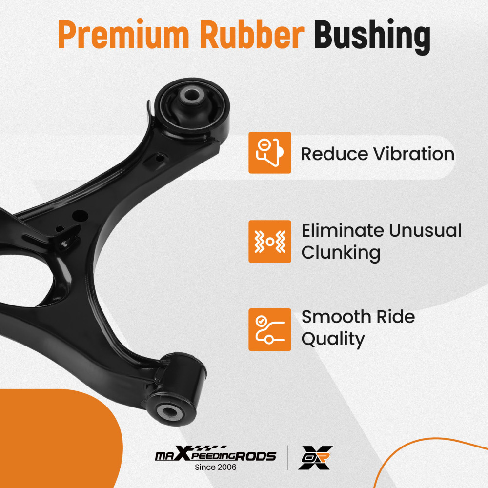 maXpeedingrods 2Pcs Front Lower Control Arm Kit Compatible for Honda Civic 2006-2011 Acura CSX 2006-2011