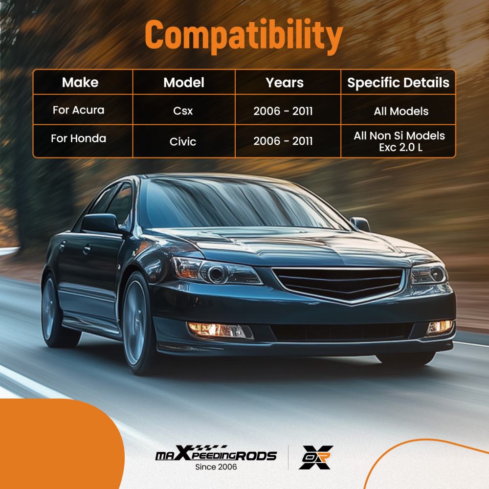 maXpeedingrods 2Pcs Front Lower Control Arm Kit Compatible for Honda Civic 2006-2011 Acura CSX 2006-2011