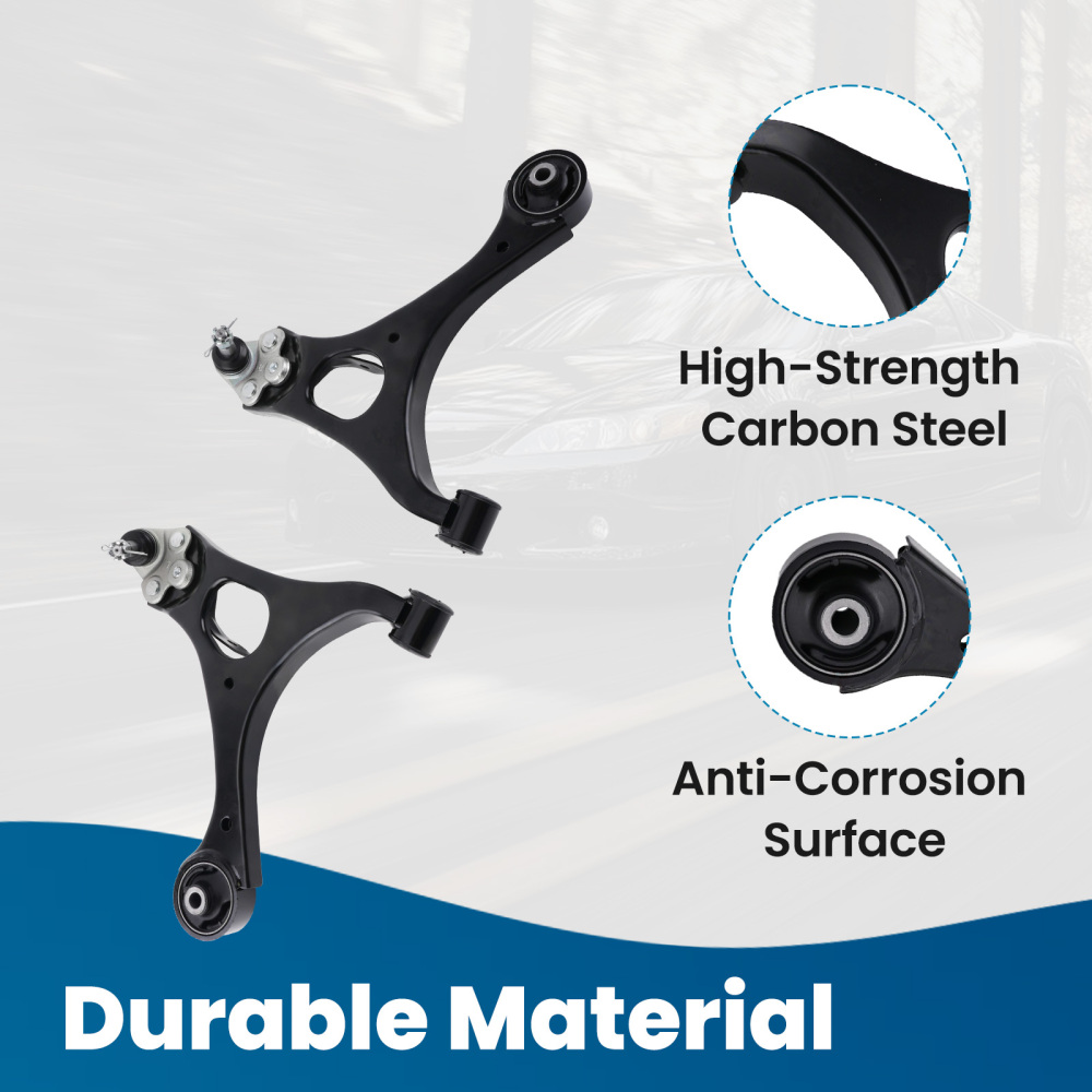 6x Suspension Kit Front Lower Control Arms compatible for Honda Civic 2006-2011 compatible for Acura CSX