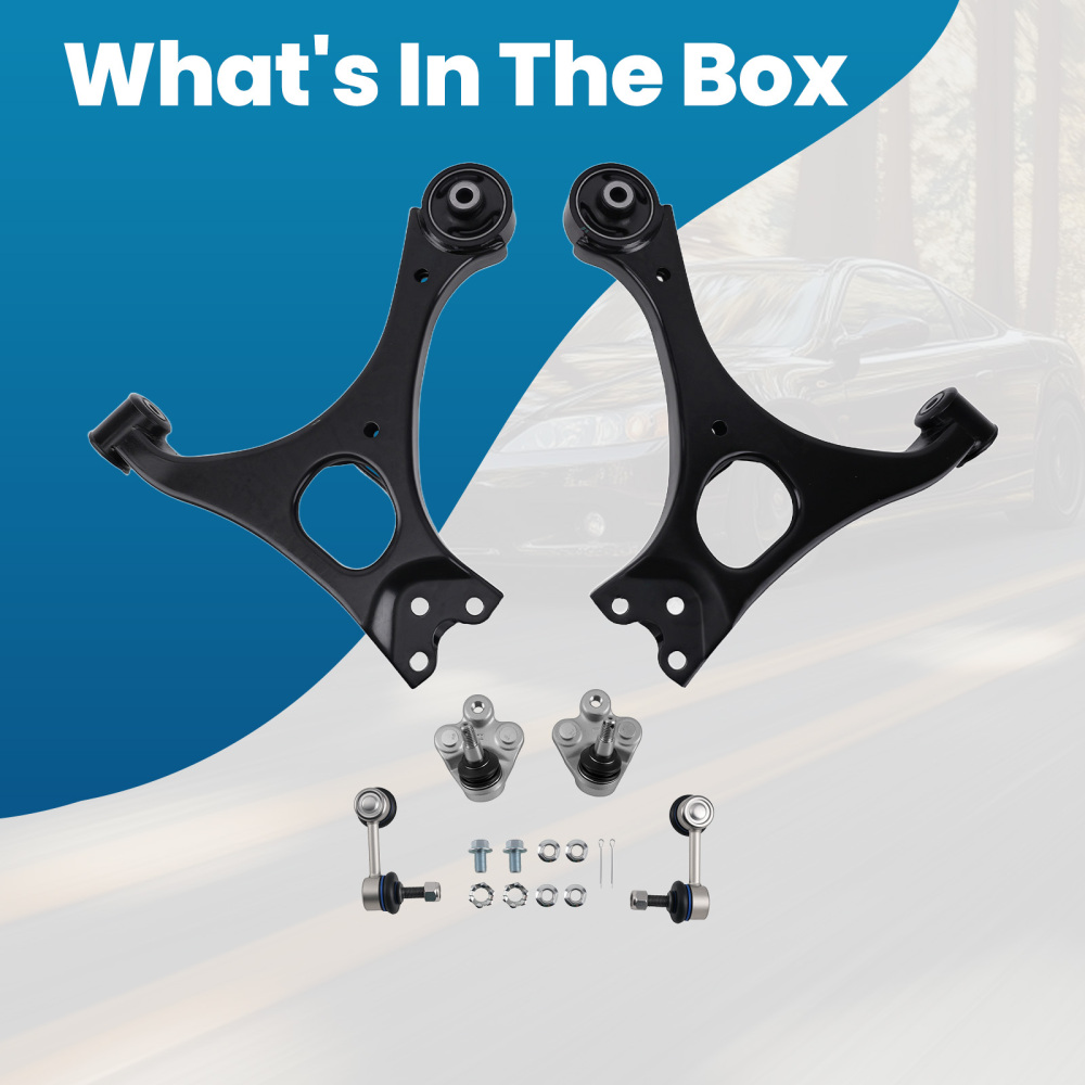 6x Suspension Kit Front Lower Control Arms compatible for Honda Civic 2006-2011 compatible for Acura CSX