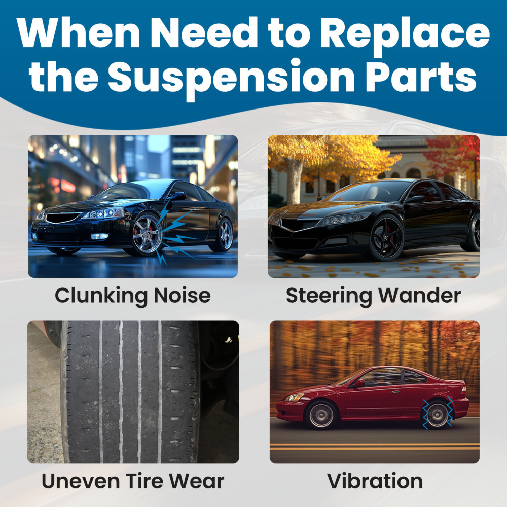 6x Suspension Kit Front Lower Control Arms compatible for Honda Civic 2006-2011 compatible for Acura CSX