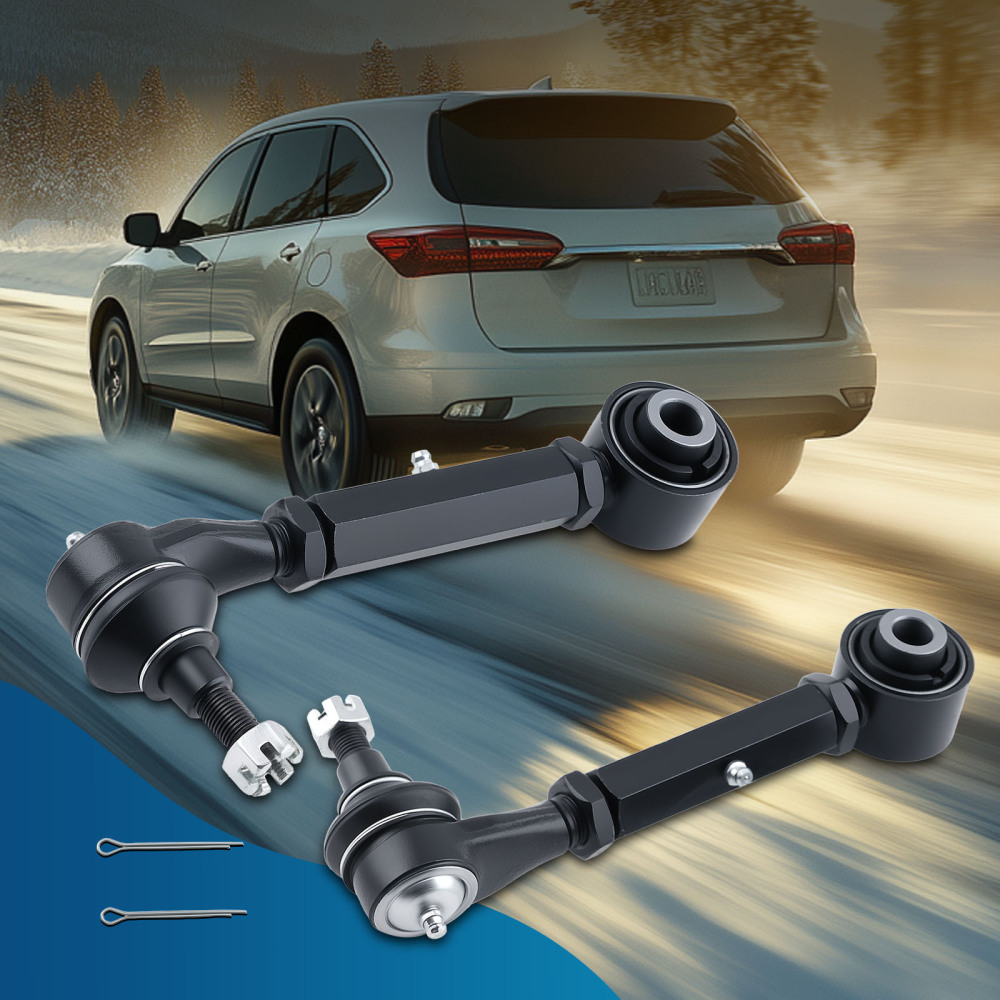 2pc Rear Upper Control Arm with Ball Joint Set For 2007 - 2013 compatible for Acura MDX ZDX AWD