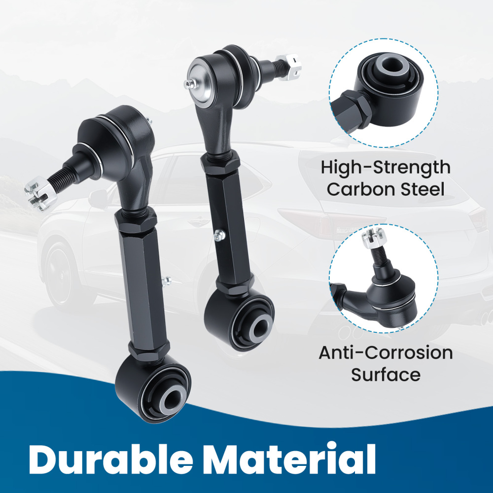 2pc Rear Upper Control Arm with Ball Joint Set For 2007 - 2013 compatible for Acura MDX ZDX AWD