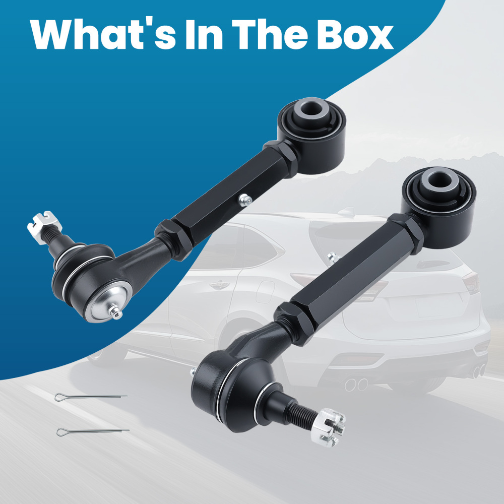 2pc Rear Upper Control Arm with Ball Joint Set For 2007 - 2013 compatible for Acura MDX ZDX AWD