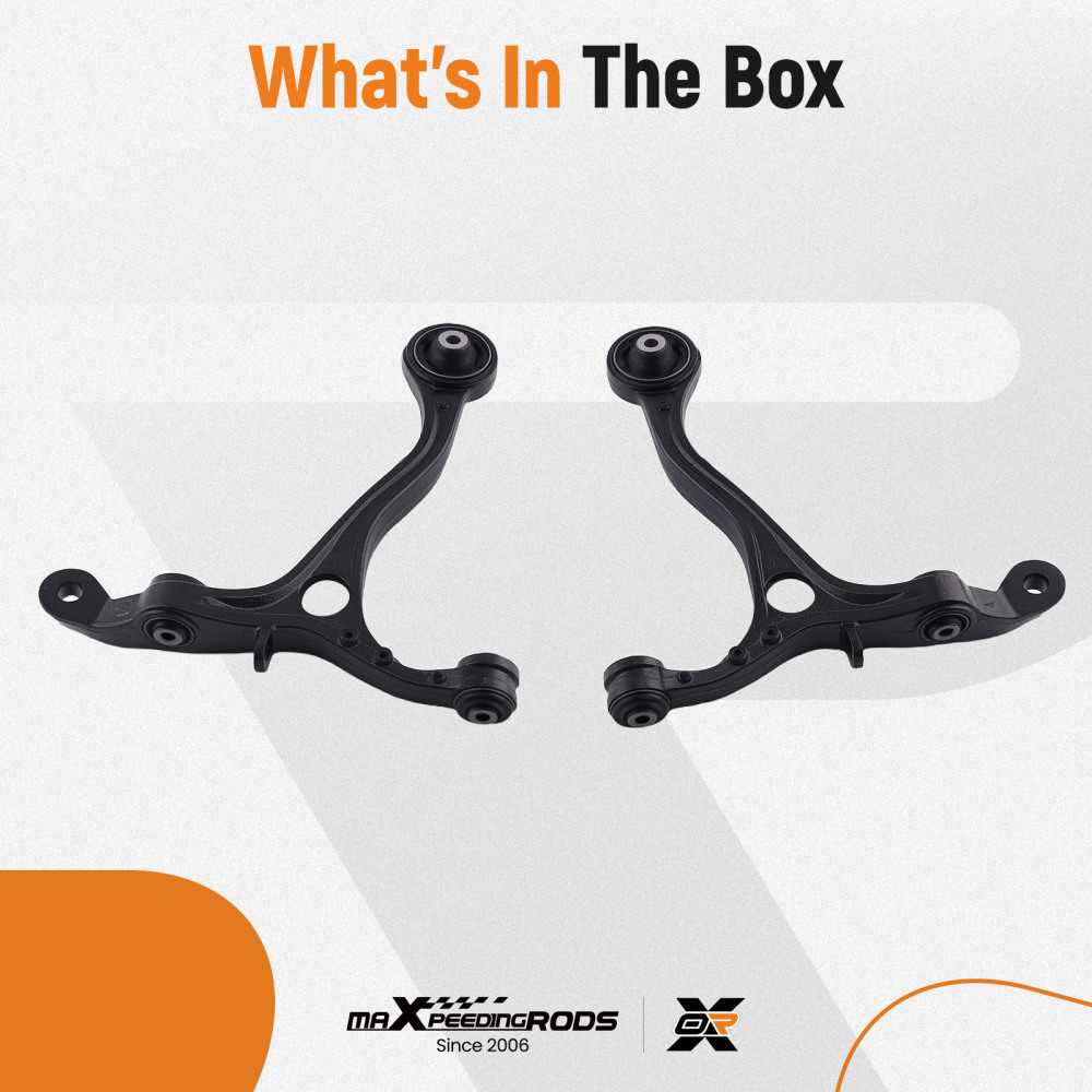 2pcs Front Lower Control Arms for 2008-2012 compatible for Honda Accord 2009-2014 compatible for Acura TSX