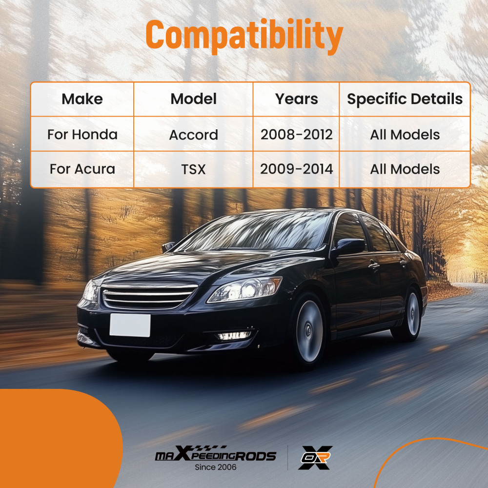 2pcs Front Lower Control Arms for 2008-2012 compatible for Honda Accord 2009-2014 compatible for Acura TSX