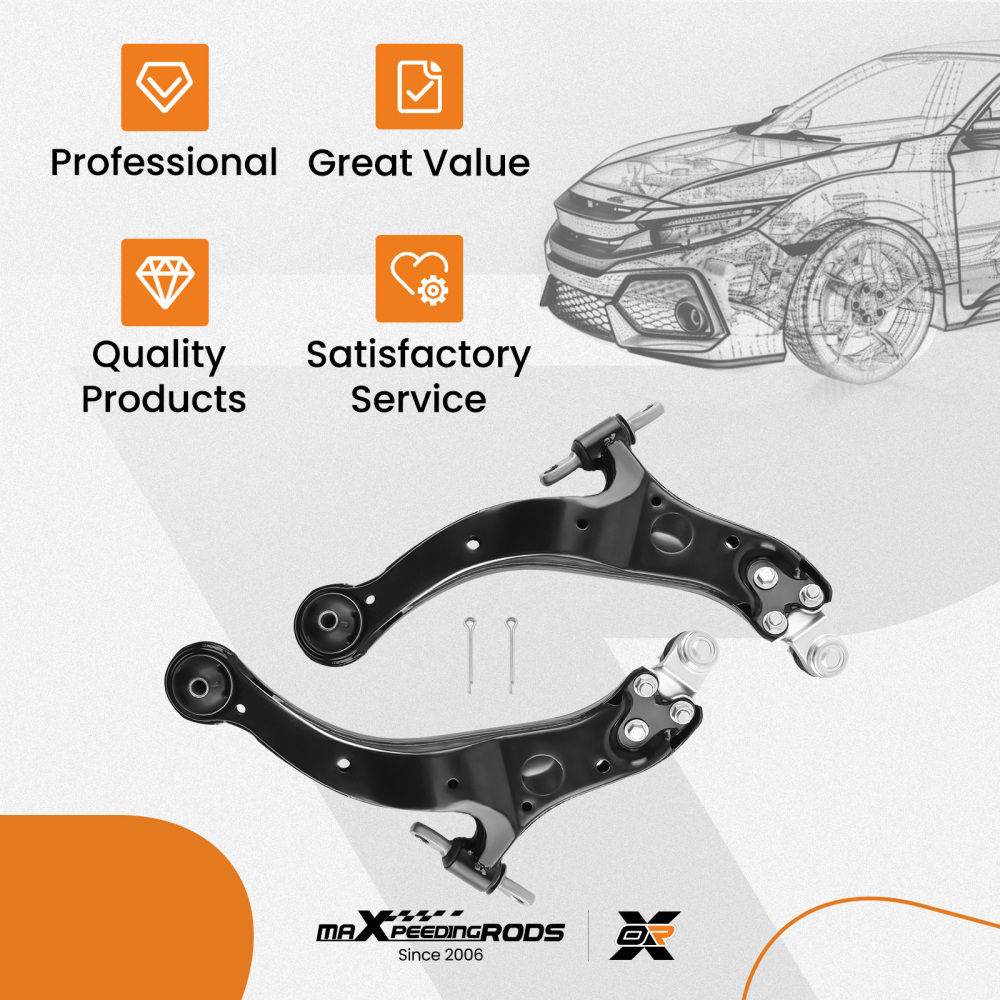 FRONT LOWER CONTROL ARM w/ BALL JOINT compatible for TOYOTA CAMRY ACV36R MCV36R LHRH 02-06