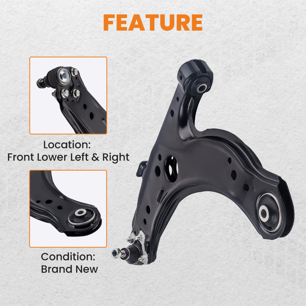 2X BRAZOS SUSPENSIÓN DELANTERO compatible para AUDI A3 8L compatible para VW BORA compatible para GOLF 4 NEW BEETLE compatible para SEAT