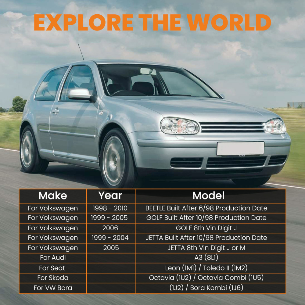 Front axle left and right Wishbone Control compatible for Seat Leon (1M1) / Toledo II (1M2) suspension arms