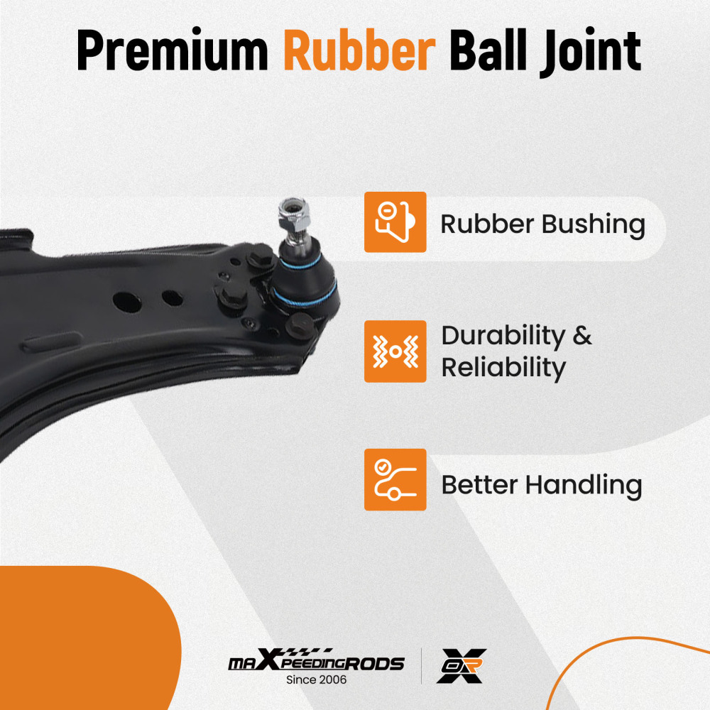 Kit Bracci Sospensione Ammortizzatori Anteriore SX + DX compatibile per VW Golf 4 Bora 1J