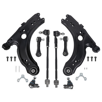 Kit Bracci Sospensione Ammortizzatori Anteriore SX + DX compatibile per VW Golf 4 Bora 1J