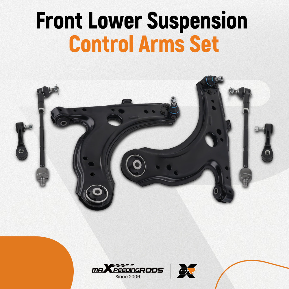 Kit Brazos de suspensión Delantero compatible para VW Bora compatible para Golf IV 1J 1.4-2.8 1J0422804B