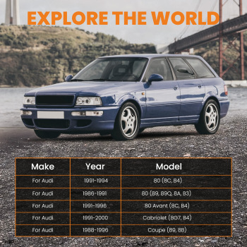 2x Bras De Suspension 2x coupling rod 2x ball joint 2x tie rod end compatible pour Audi 80