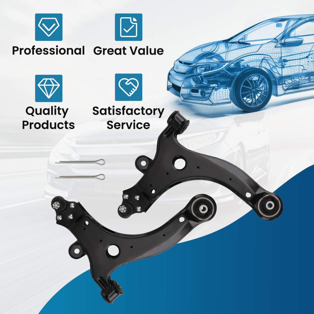 Front Lower Control Arms w/ Ball Joints for Chevy Impala Venture Buick Regal