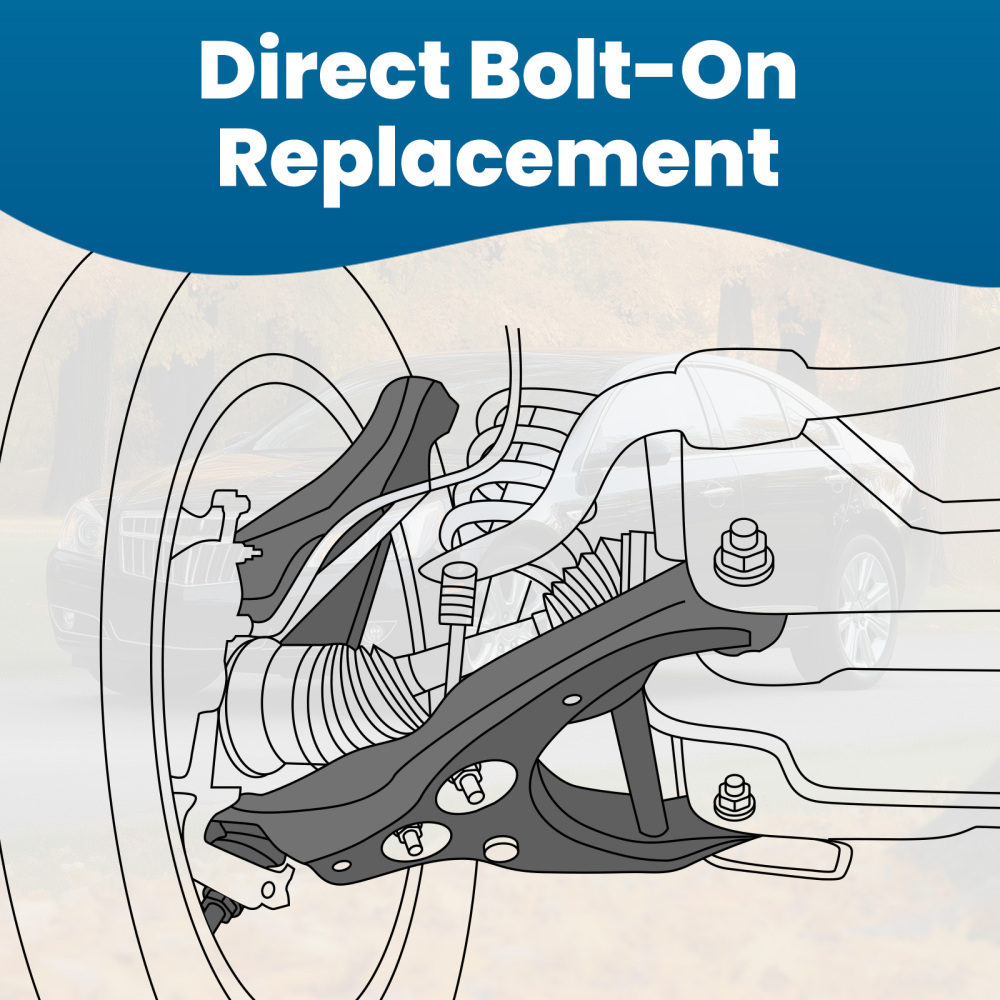 6x Suspension Front Lower Control Arms Kit for 2000-13 compatible for Chevy Impala compatible for Monte Carlo