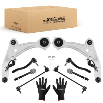 8pcs Suspension Kit Control Arms Tie Rods Sway Bar Links compatible for Nissan Altima 07-13