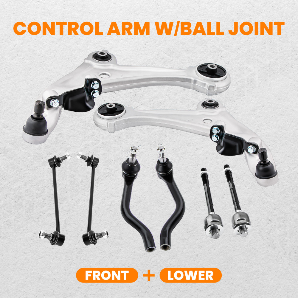 8pcs Front Suspension Kit Lower Control Arms compatible for Nissan Altima 2007-2012 3.5L