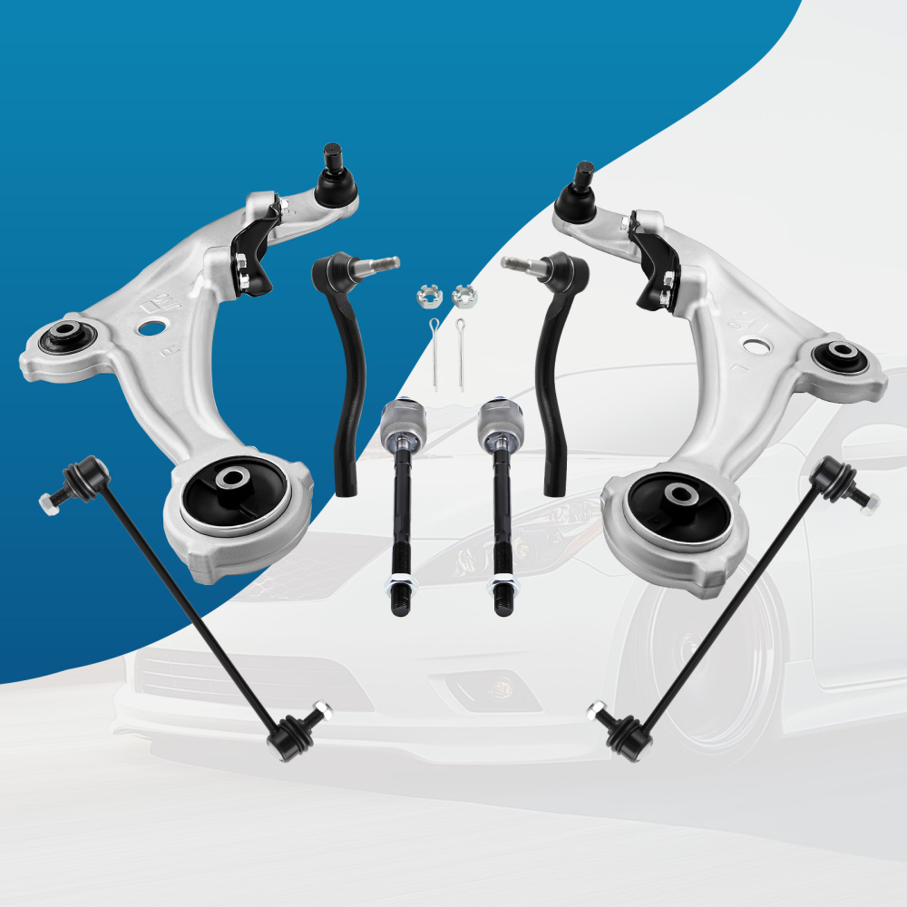 8pcs Front Suspension Kit Lower Control Arms compatible for Nissan Altima 2007-2012 3.5L