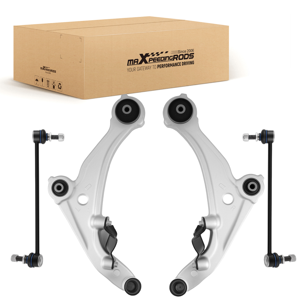 maXpeedingrods 4Pcs Front Lower Control Arm with Sway Bar End Link Compatible for Nissan Altima 2007-2012