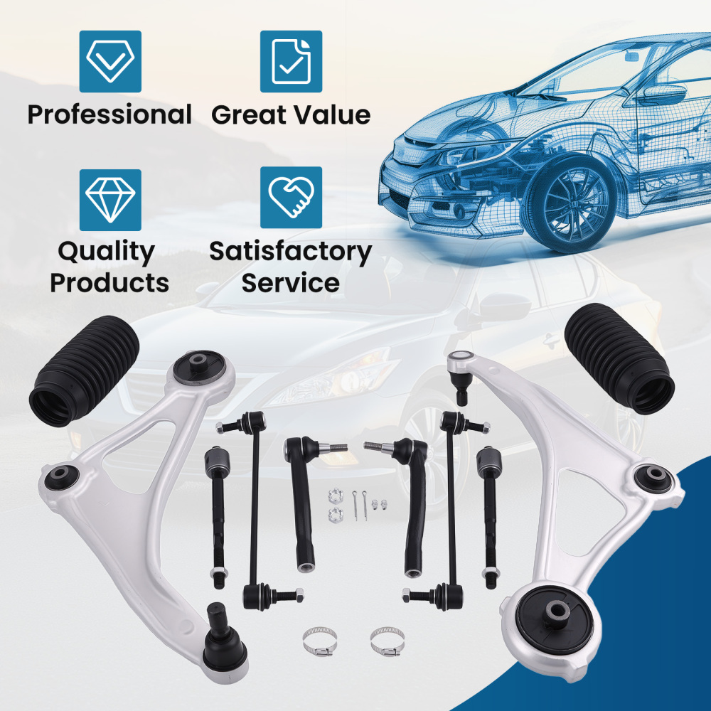 maXpeedingrods 10Pcs Front Suspension Kit for Nissan Altima 2013-2014