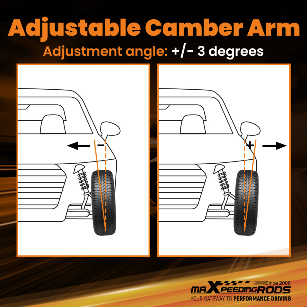 Rear Suspension Kit Camber Arms for 2013-2018 compatible for Nissan Altima 2016-2023 Maxima