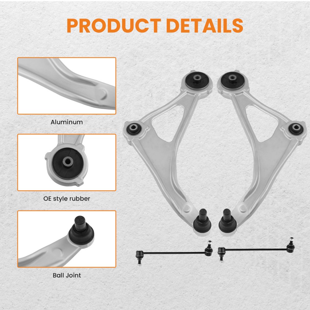 Front Lower Control Arm Ball Joint Sway Bars Compatible For 2015-2018 NISSAN ALTIMA MAXIMA