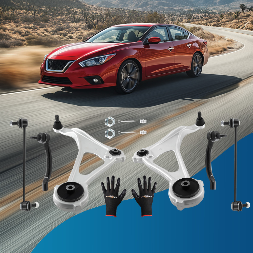 Front Suspension Kit Control Arm compatible for Nissan Altima 13-18 Maxima 16-23 w/ Gloves