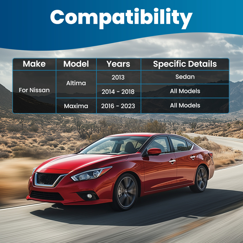 Front Suspension Kit Control Arm compatible for Nissan Altima 13-18 Maxima 16-23 w/ Gloves